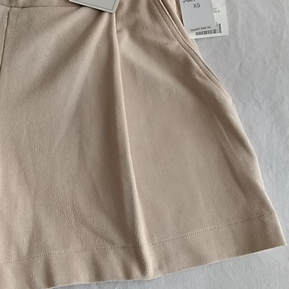 1. state cream suede shorts - Picture 2 of 5